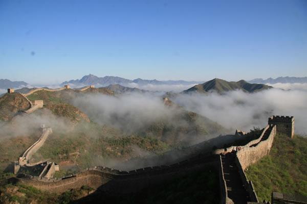 夏季的承德之金山岭长城